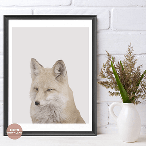 nordic-fox-print-art-print